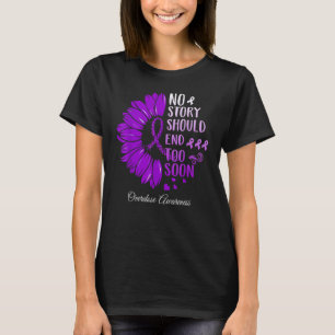 No Story Should End Too Soon Overdose Purple T-Shirt