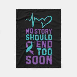 No Story Should End Too Soon Premium  Fleece Blanket