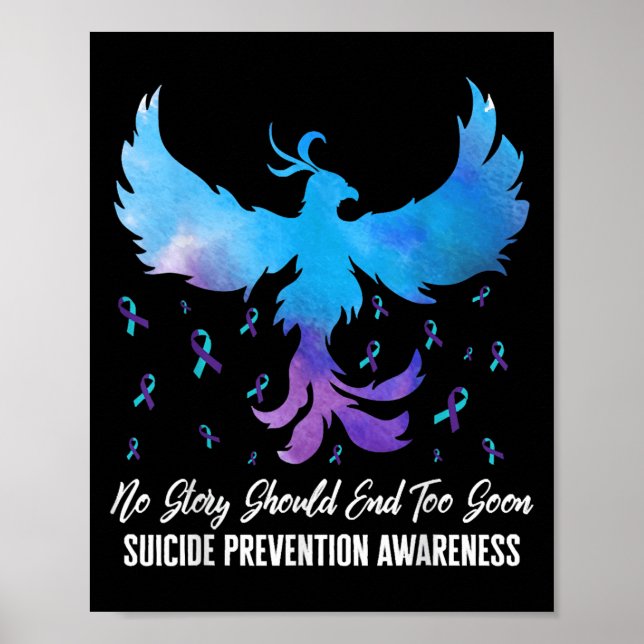 No Story Should End Too Soon, Suicide Prevention A Poster (Front)