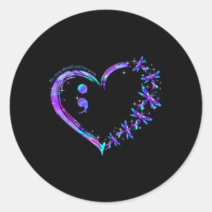 No Story Should End Too Soon Suicide Prevention Aw Classic Round Sticker