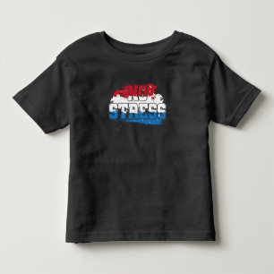 No Stress - Red White Blue Positive Mindset Toddler T-Shirt