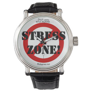 NO STRESS ZONE! WATCH, w/Scripture reference Watch