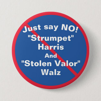 No Strumpet 7.5 Cm Round Badge