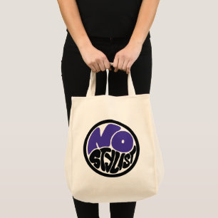 NO STYLIST double purp emblem grocery Tote Bag
