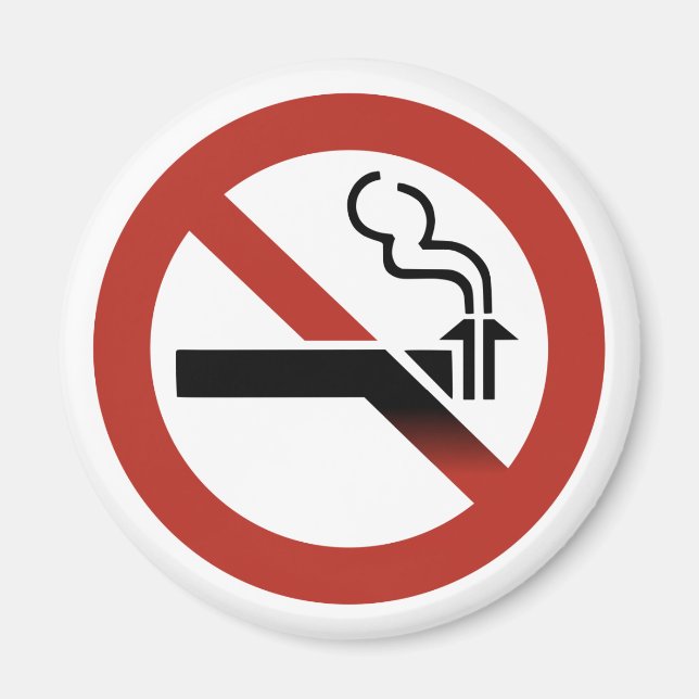 No Subducting Logo Magnet (Front)