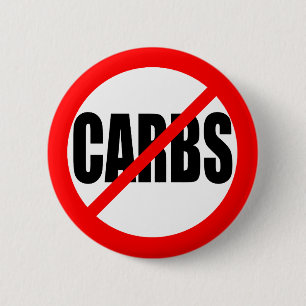 "NO SUGAR" 6 CM ROUND BADGE