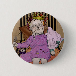 No suicide girl 6 cm round badge