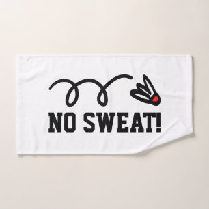 No sweat sports hand towel for badminton player