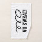 No sweat sports hand towel for rugby player