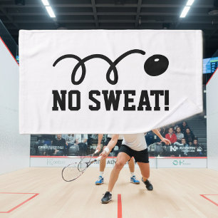 No sweat sports hand towel for squash player