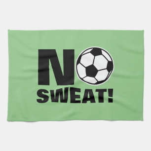 No sweat sports kitchen towel for soccer player