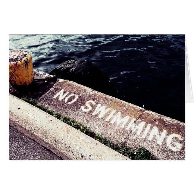 No Swimming (Front Horizontal)