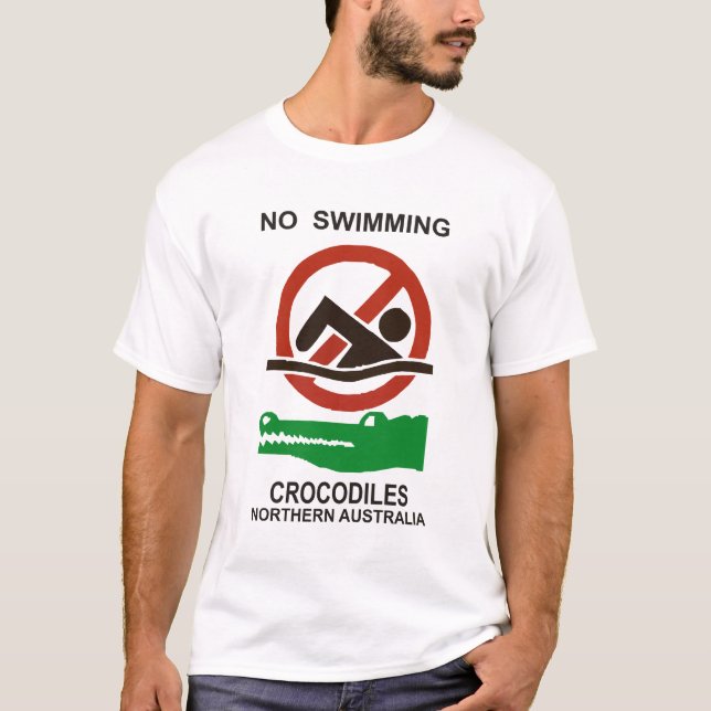 No Swimming T-Shirt (Front)