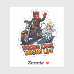 No Talk Just Ride Biker Decal