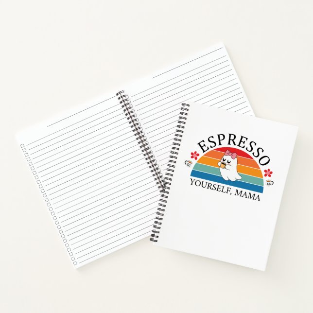 No Talkie Before Coffee - Mum Edition Notebook (Inside)