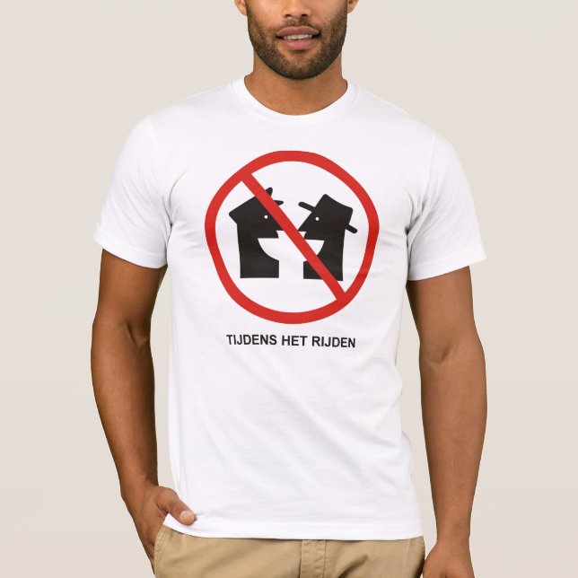 No Talking! T-Shirt (Front)