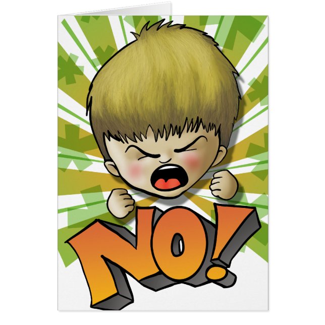NO! (text editable inside) (Front)