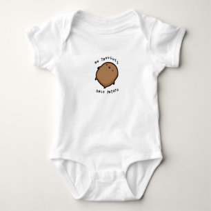 No thoughts only Potato Baby Bodysuit