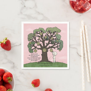 No TIME Like the Present Napkin