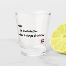 No time to mess around Shot glass