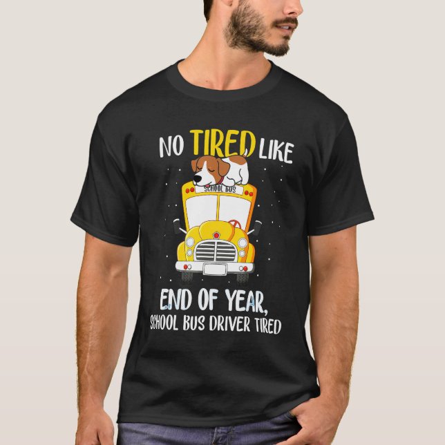 No Tired Like Beagle T-Shirt (Front)