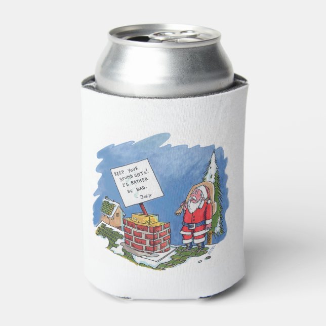 No To Santa can cooler (Can Front)