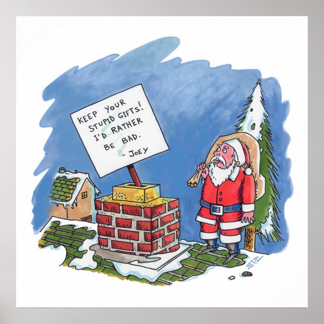 No To Santa matte poster (Front)