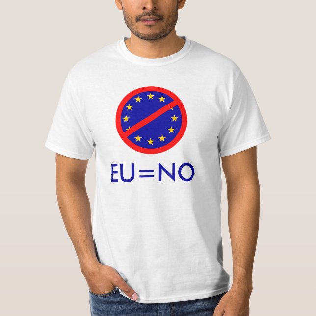 No to the EU T-Shirt (Front)