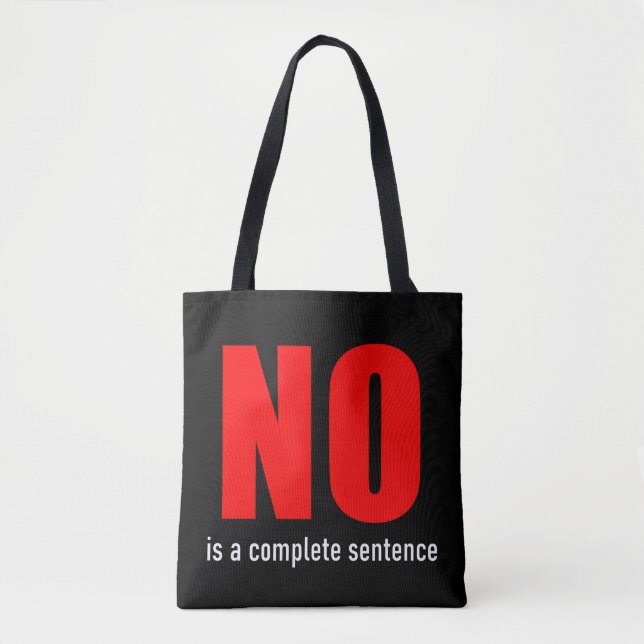 NO  TOTE BAG (Front)