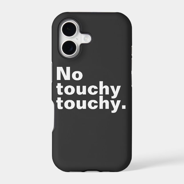 No touchy touchy funny introverted design  (Back)