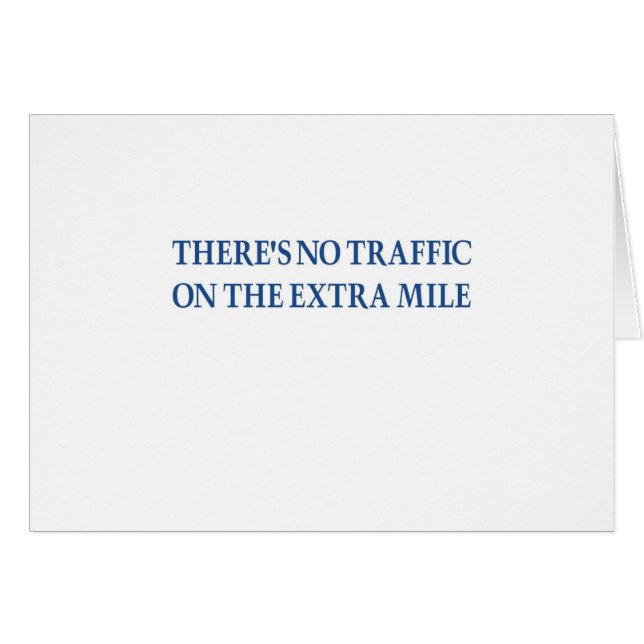 No Traffic (blue warrior) (Front Horizontal)