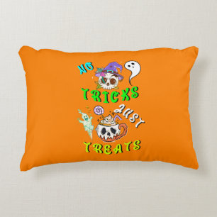 No Tricks Just Treats Cute Decorative Cushion