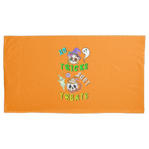 No Tricks Just Treats Cute Pillowcase