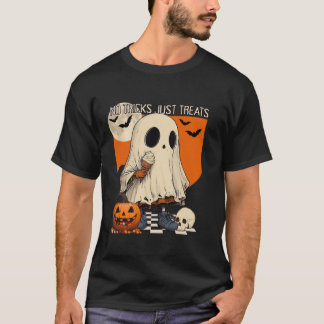 No Tricks Just Treats Ghost T-Shirt