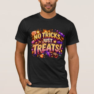 NO TRICKS, JUST TREATS! Halloween Pop Star Art T-Shirt