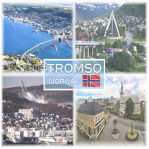 NO Tromso - Aerial View - Artic Cathedral -