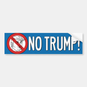 No Trump 2016 Bumper Sticker