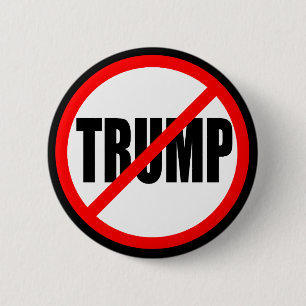 'NO TRUMP' 6 CM ROUND BADGE