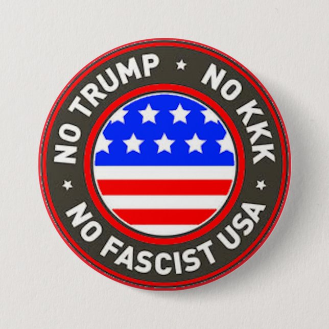 no trump 7.5 cm round badge (Front)