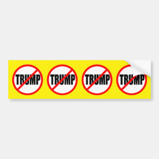 'NO TRUMP' BUMPER STICKER