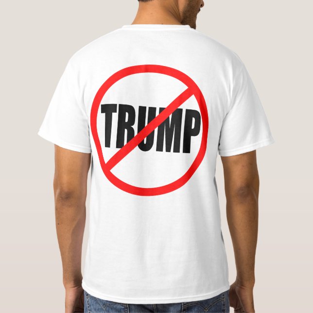 "NO TRUMP" (double-sided) T-Shirt (Back)