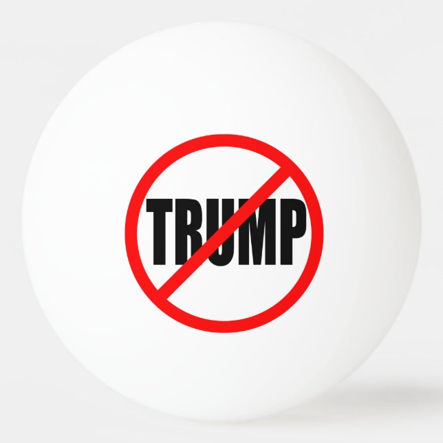 'NO TRUMP' PING PONG BALL (Front)