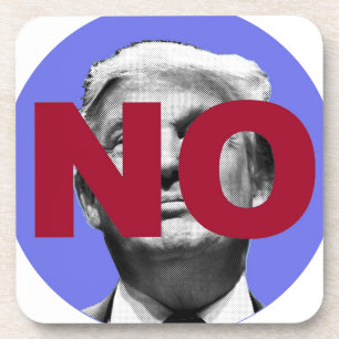 No Trump (Purple and Red) Coaster