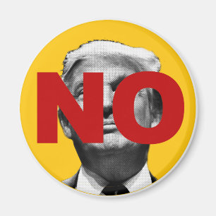 No Trump (Yellow and Red) Magnet