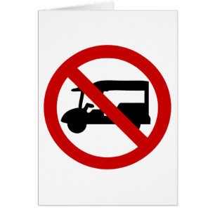 NO Tuk-Tuk TAXI ⚠ Thai Road Sign ⚠