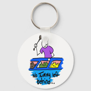 No Tummy left behind Key Ring