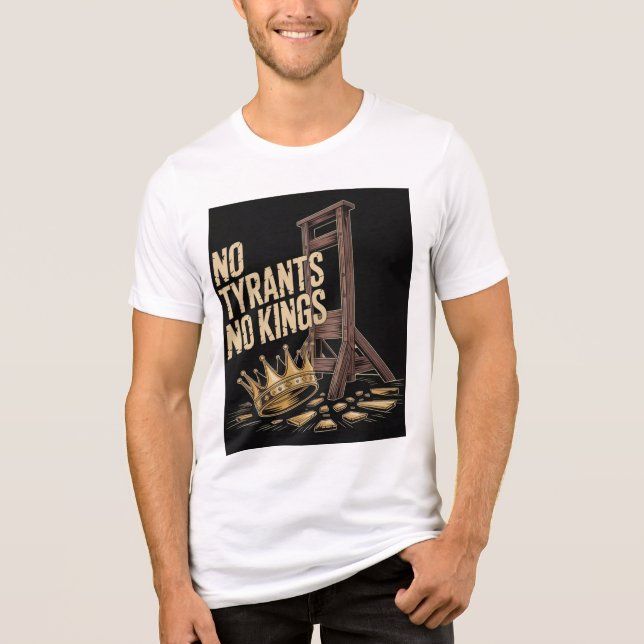 No Tyrants No Kings Tri-Blend Shirt (Front)