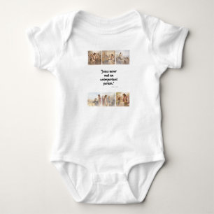 No unimportant person baby bodysuit