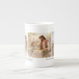 No unimportant person bone china mug