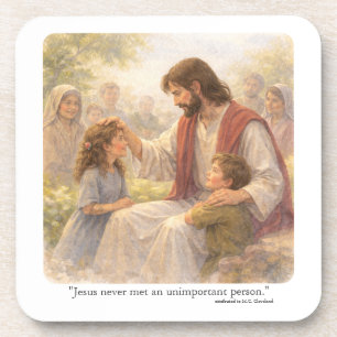 No unimportant person coaster